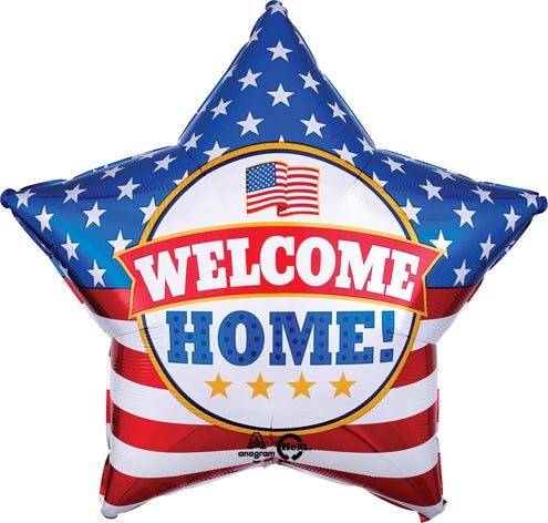 Welcome Home Patriots Star Balloon