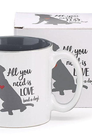 All You Need is Love ( and a dog)Ceramic Mug