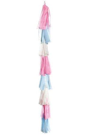 Garland Tassels Pink/Blue/White