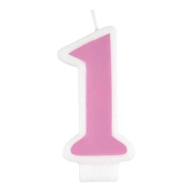 1st Birthday Number Candle