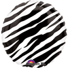 18"  Zebra Print Foil Balloon