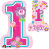 Sweet Birthday Girl Butterfly and Flower Shaped