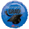 18in. Graduation – School Colors – Blue – Foil Balloon