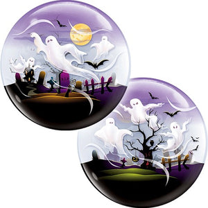 22in. Spooky Ghosts – Bubble Balloon Halloween