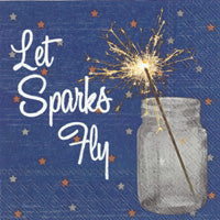 Let Sparks Fly Beverage Napkins