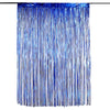 Fringe Door Curtains Royal Blue  (3ft x 8 ft)