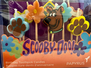 Scooby-Doo! Symbol Birthday ToothPick Candles (8 icons)