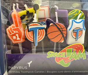 Space Jam Birthday ToothPick Candles (8 icons)