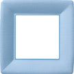 Classic Linen Light Blue Square Paper Dinner Plates