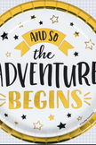 Adventure Begins Luncheon Plate, Foil Creative Converting