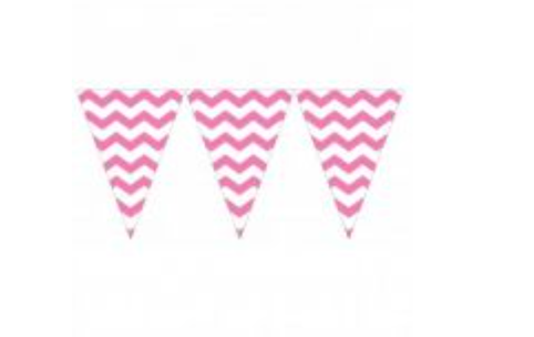Flag Banner Candy Pink