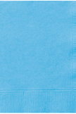 Powder Blue Solid Beverage Napkins 20ct