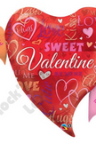 30 inch Sweet Valentine Qualatex 1ct Foil Balloon