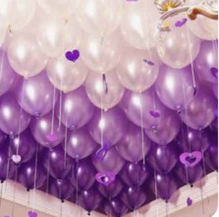 Ceiling Balloons Surprise Setup