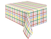 Spring Gingham Paper Tablecover 54