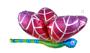 Rainbow Dragonfly 40″ Foil Balloon