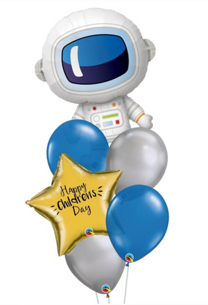 Astronaut Personalized Balloon Bouquet