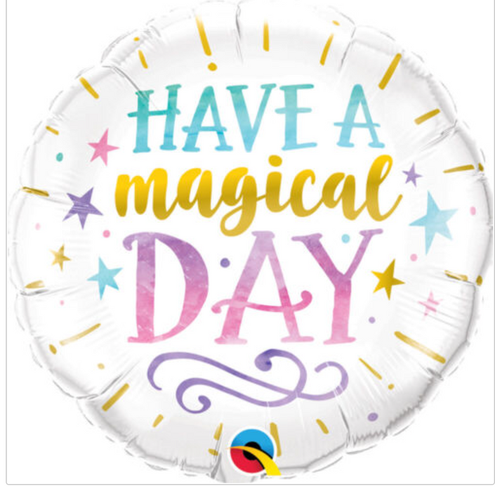 18″ Have a Magical Day – Foil Mylar Balloon