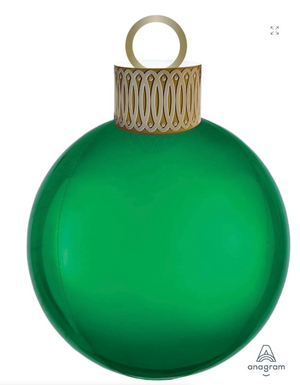 Foil Green 20″ Orbz™ Christmas Ornament Kit