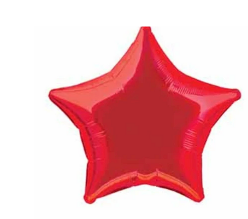 20 Star Shaped Foil Balloon