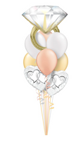 Foil and Latex Bridal Balloon Bouquet (Wedding)