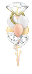 Foil and Latex Bridal Balloon Bouquet (Wedding)