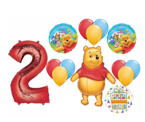 Winnie the Pooh Birthday Party Supplies Foil Balloons