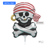 Air Filled 14″ Jolly Roger Pirate – Foil Balloon (Air-Fill)