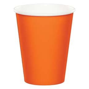 9 oz Hot/Cold Cup Orange (24 cups)