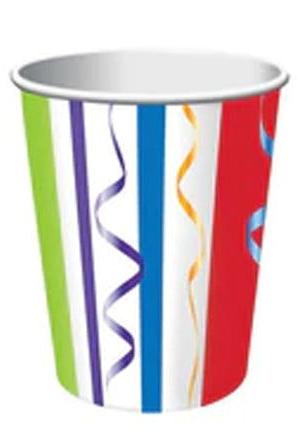 Bright & Bold 9 oz Hot/Cold Cups ( 8 cups)