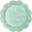 Floral Tea Party Scalloped Plate 7