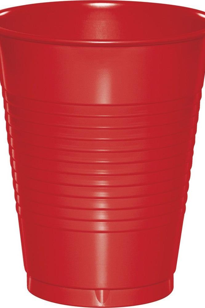 Classic Red 16 oz Plastic Cups – Goparty Decoration