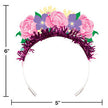 Floral Tea Party Tiara With Fringe