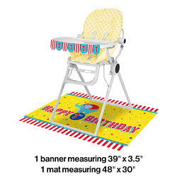 Circus Time Party High Chair Kit