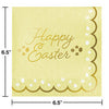 Golden Easter Lunch Napkins Foil Stamp