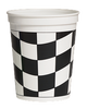 Black & White Checker Tumbler