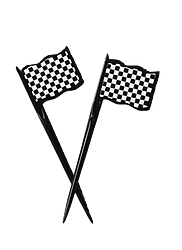 Black & White Checker Pick Flag