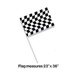 Black & White Checker Flag