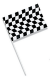 Black & White Checker Flag