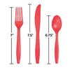 Coral Assorted Cutlery