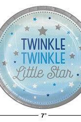 One Little Star Boy Luncheon Plates