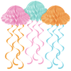 Narwhale Party Jelly Fish Hanging Cutouts