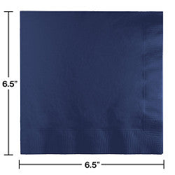 Navy Blue Lunch Napkins (50 Count)