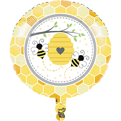 Bumblebee Baby Shower Mylar Balloon