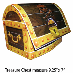 Pirates Map Buried Treasure Centerpiece