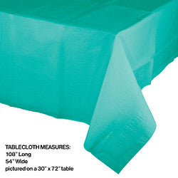 Teal Lagoon Paper Tablecover