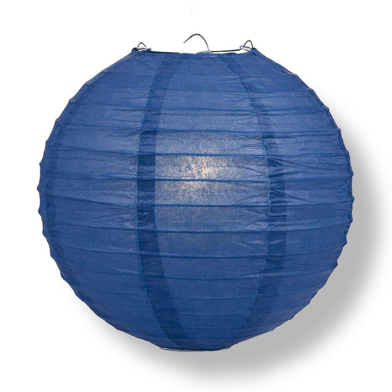 8" Navy Blue Lantern