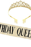 Birthday  Sash & Rhinestone Tiara Kit